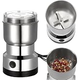 Electric Mill Grinder Machine, Stainless Steel Electric Spice Coffee Nut Grain Grinder, Multi‑Function Crusher Mill Blender Kitchen Tool