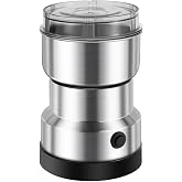 Electric Mill Grinder Machine, Stainless Steel Electric Spice Coffee Nut Grain Grinder, Multi‑Function Crusher Mill Blender Kitchen Tool
